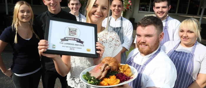 Nottingham’s Larwood and Voce scoops Best British Roast Dinner title