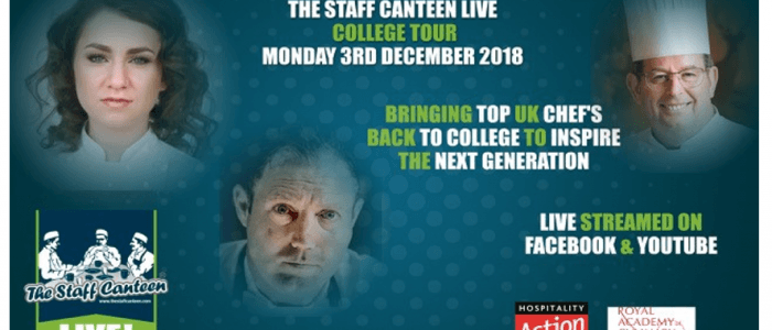 The Staff Canteen Live college tour, celebrating hospitality as a great career choice